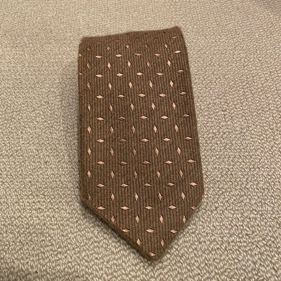 Zegna Mens Cashmere Tie - Picture 1 of 3